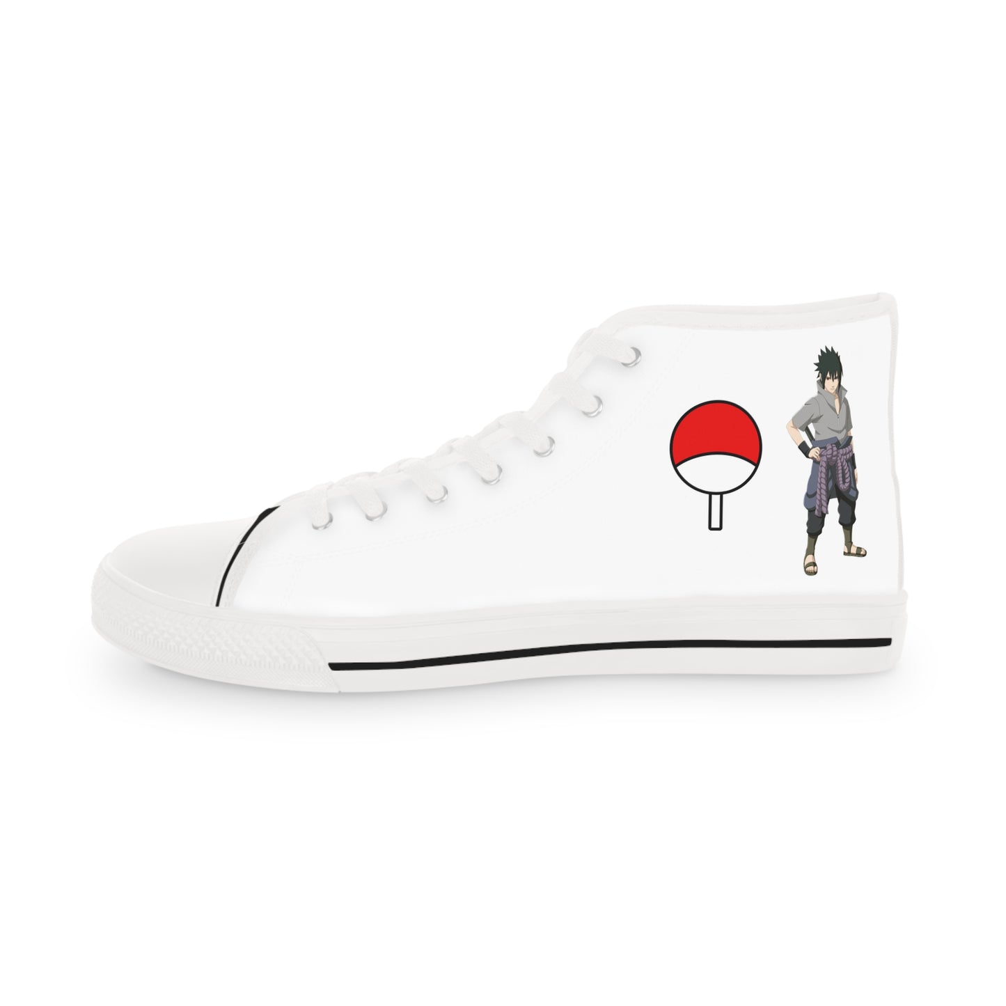 Anime Inspired Naruto-Sasuke Manga Anime Designed Hight Top Shoes