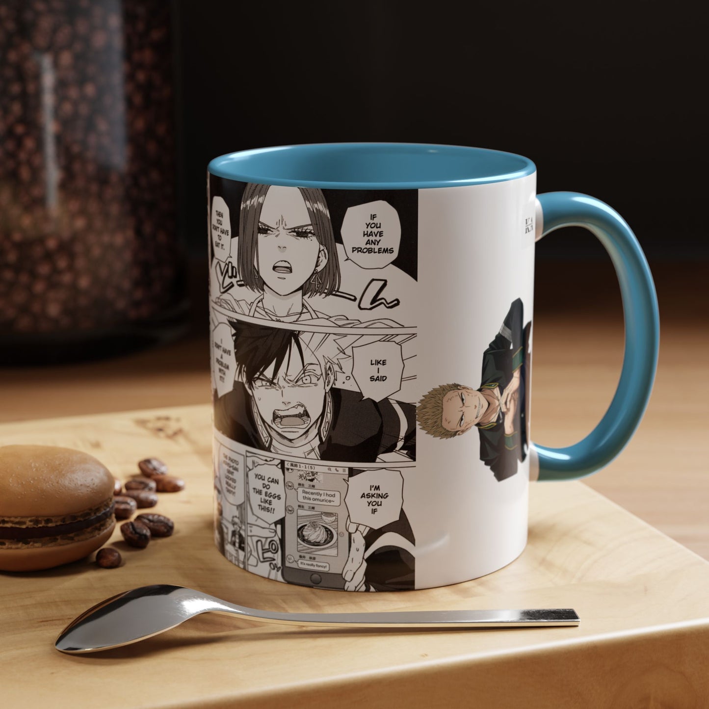 Anime-Inspired Windbreaker Manga Coffee Mug