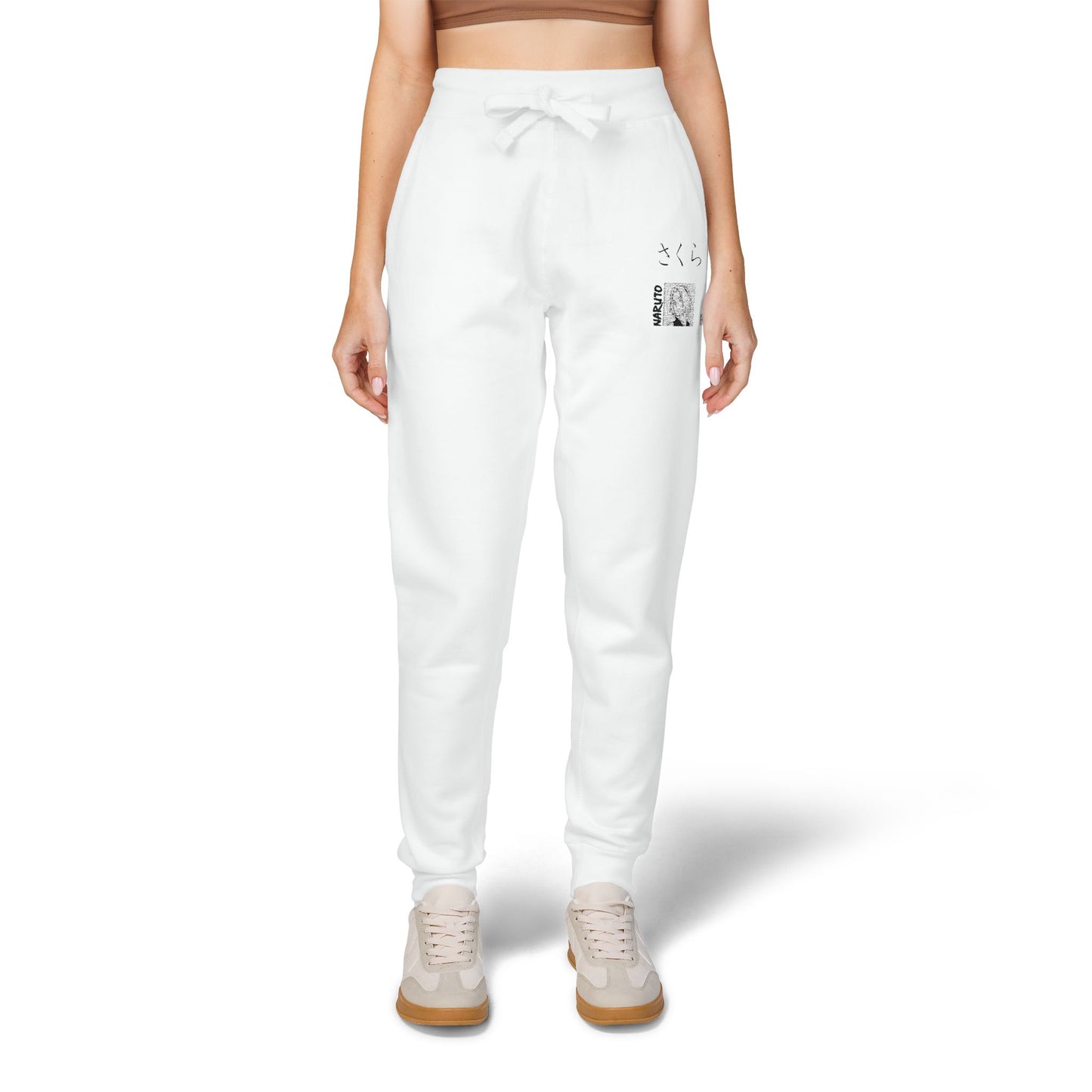 Sakura Haruno-Naruto Fleece Sweatpants for Leisure