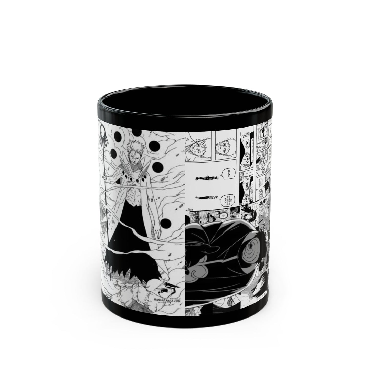 Anime-Inspired Naruto Shippuden - Obito Uchiha Black Coffee Mug