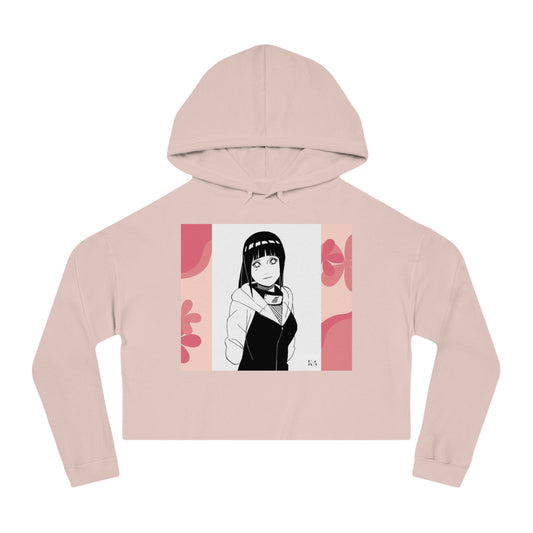Trendy Women’s Cropped Hoodie Anime-Inspired Hinata Hyuga Stylish Sweatshirt