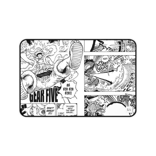 Anime-Inspired One Piece- Monkey D. Luffy Gear Five Gaming Desk Mat/Mouse Pad