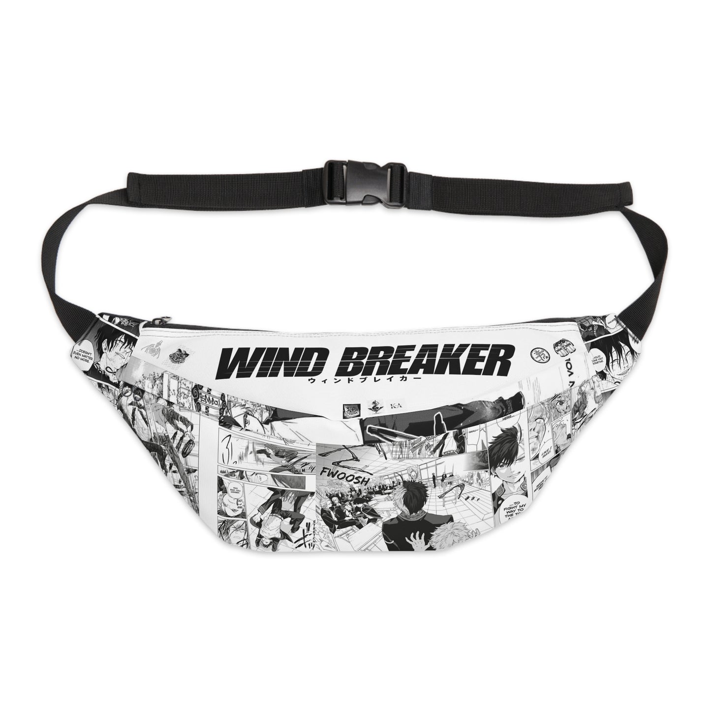 Stylish Fanny Pack Wind Breaker Manga Design