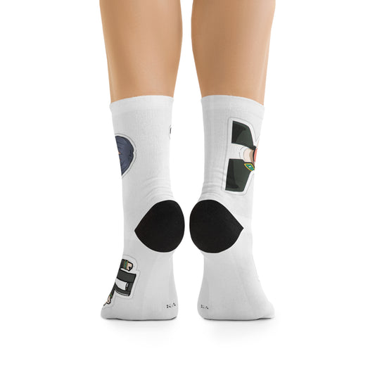 Anime-Inspired Windbreaker Novelty Socks