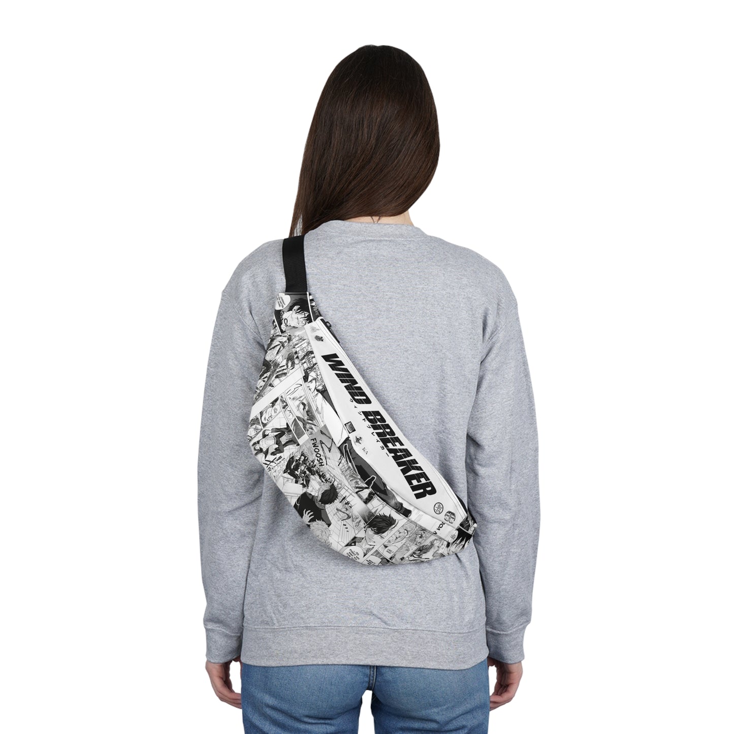 Stylish Fanny Pack Wind Breaker Manga Design