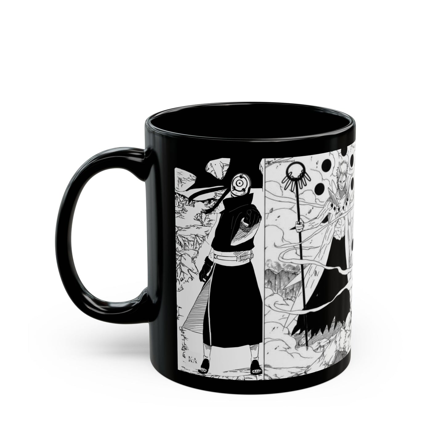 Anime-Inspired Naruto Shippuden - Obito Uchiha Black Coffee Mug