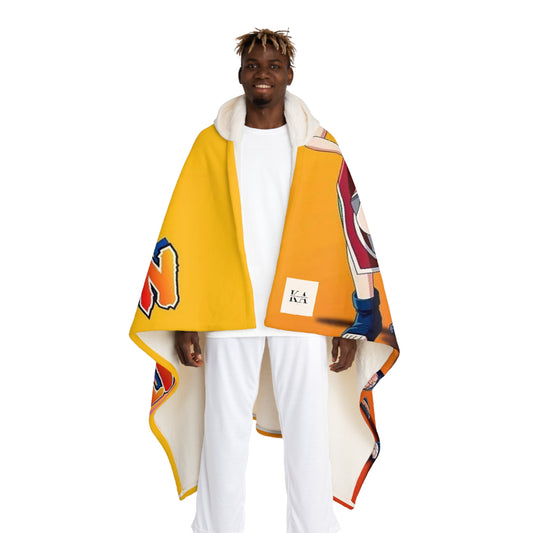Cozy Hooded Blanket Anime-Inspired Naruto